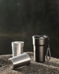 Bekerset gerecycled rvs Vinga Parks om te personaliseren - 7