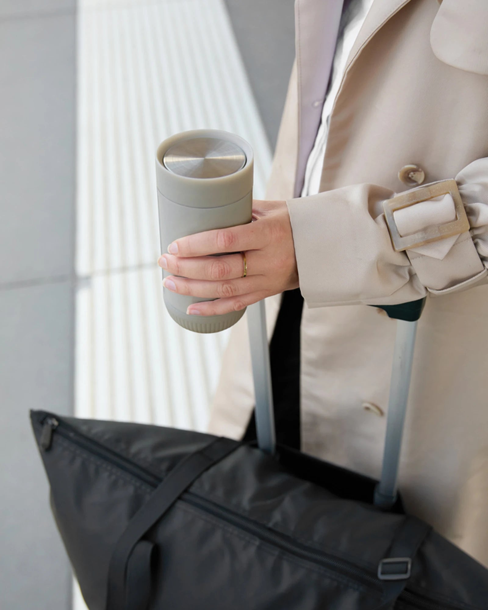 Thermosmok gerecycled rvs Eris 350ml om te personaliseren - 24