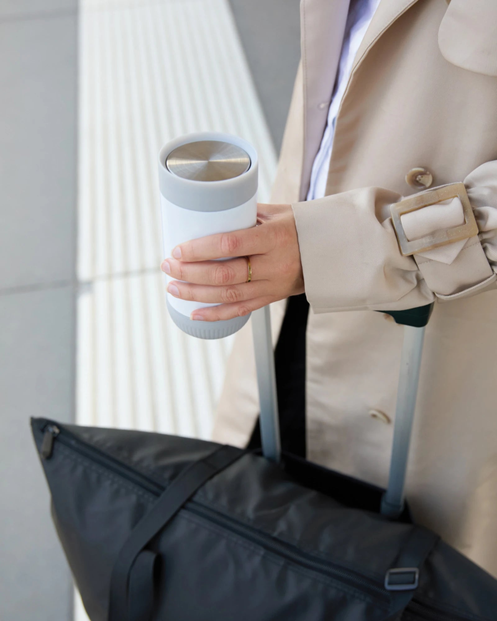 Thermosmok gerecycled rvs Eris 350ml om te personaliseren - 12