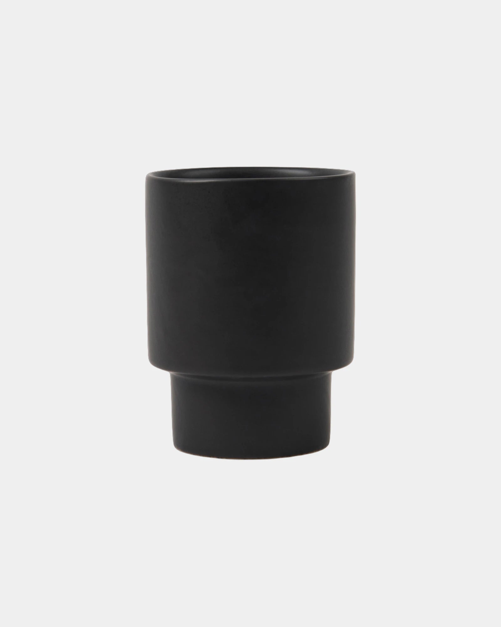 Mok gerecycled klei Vinga Nagano 250ml om te personaliseren - Zwart