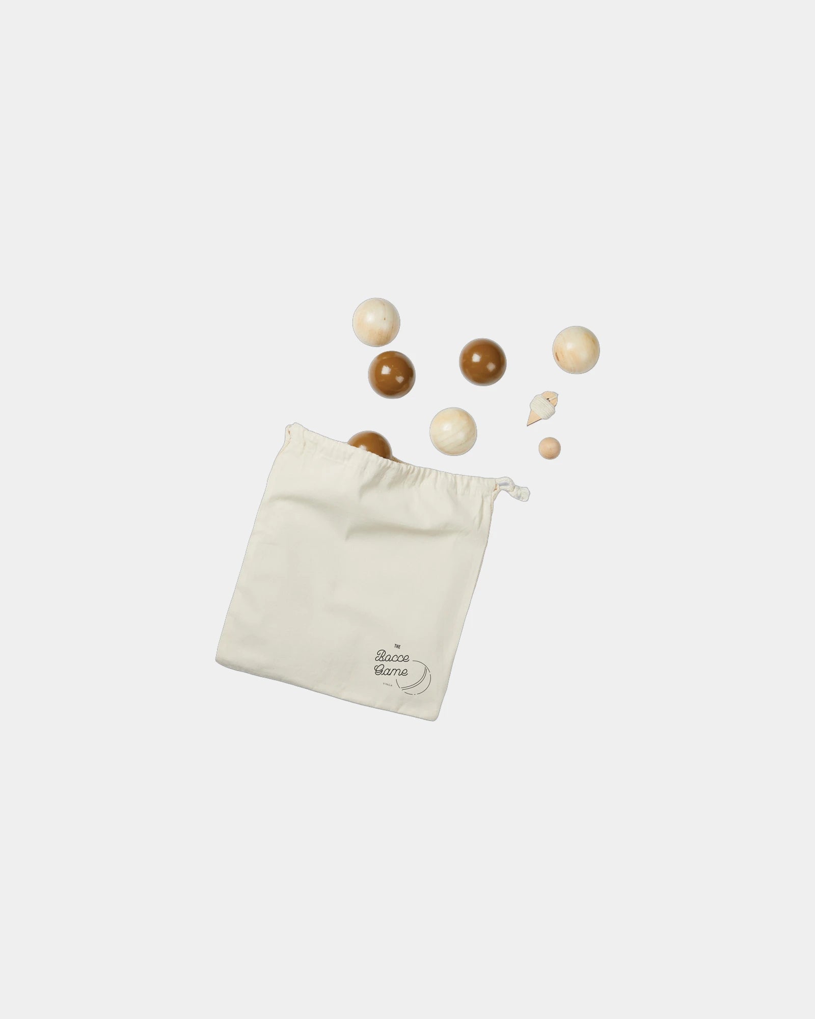 Jeu de boules FSC-hout Vinga om te personaliseren - Bruin