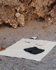 Picknickdeken gerecycled canvas Volonne om te personaliseren - 4