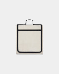 Picknickdeken gerecycled canvas Volonne om te personaliseren - Gebroken wit