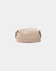Toilettas nubuck-PU Vinga Baltimore om te personaliseren - Greige