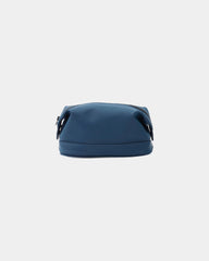 Toilettas nubuck-PU Vinga Baltimore om te personaliseren - Marineblauw
