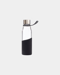 Drinkfles glas Vinga Lean 550ml om te personaliseren - Zwart