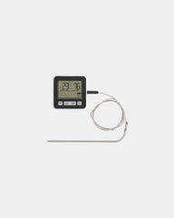Keukenthermometer Vinga Hays met timer om te personaliseren - Zwart