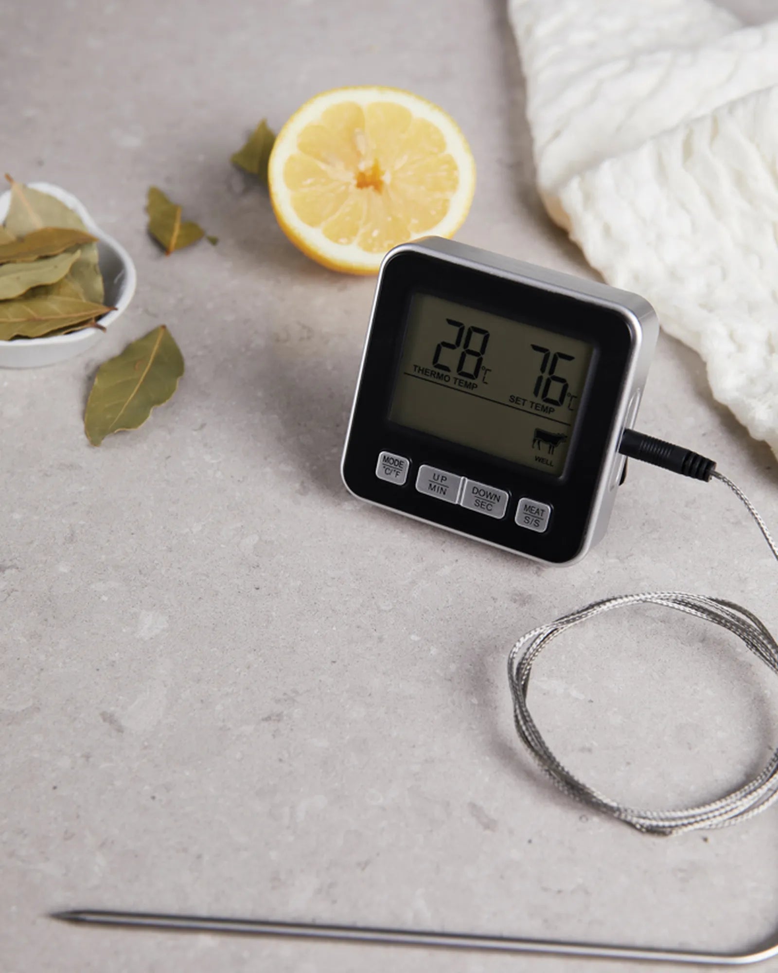 Keukenthermometer Vinga Hays met timer om te personaliseren - 4