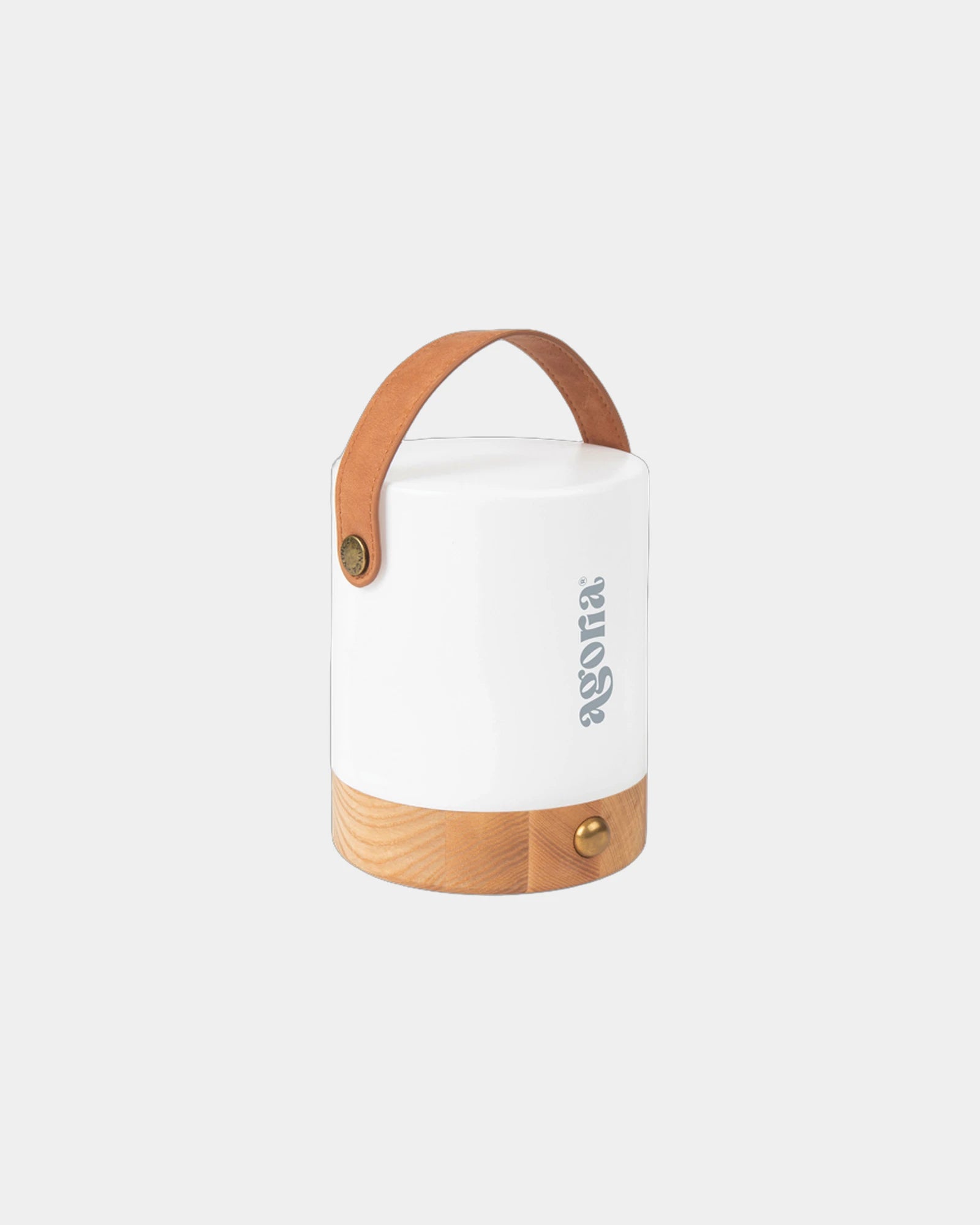 Lantaarn gerecycled ABS RCS Vinga Nami om te personaliseren - Bruin