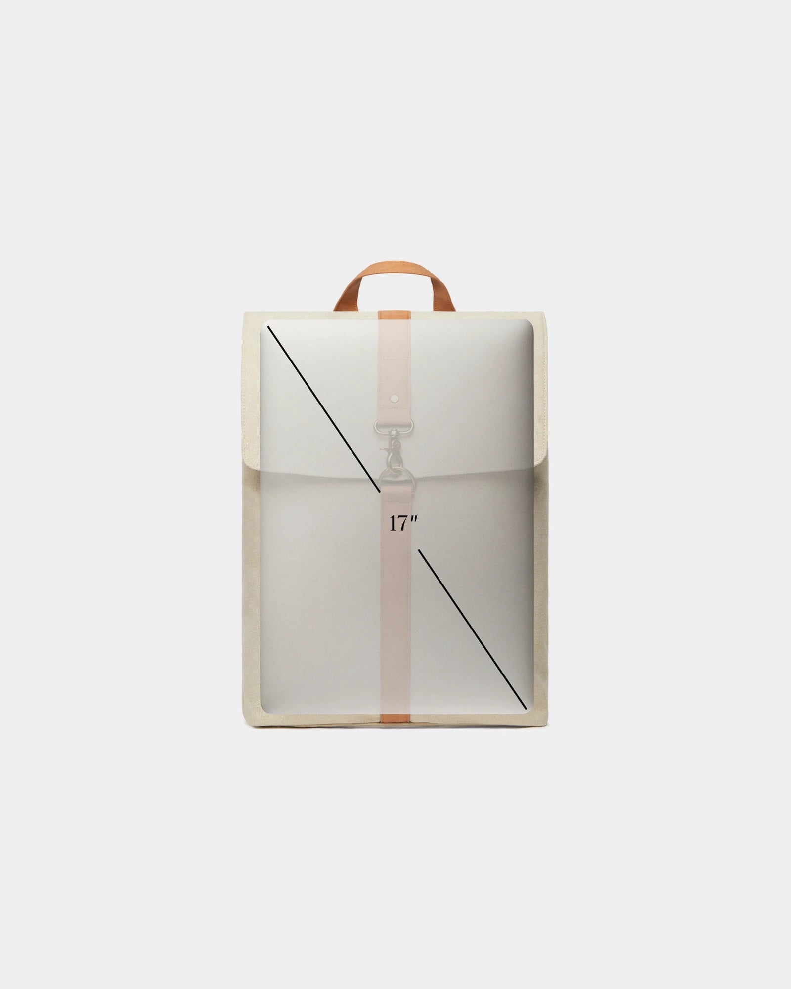 Rugzak van gerecycled canvas GRS Bosler om te personaliseren - 12