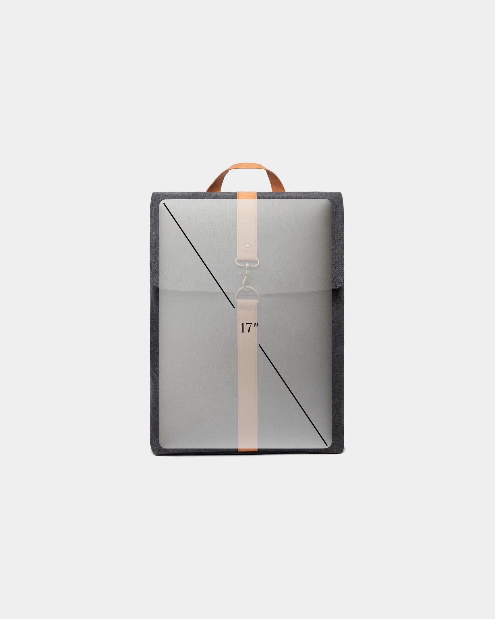 Rugzak van gerecycled canvas GRS Bosler om te personaliseren - 7