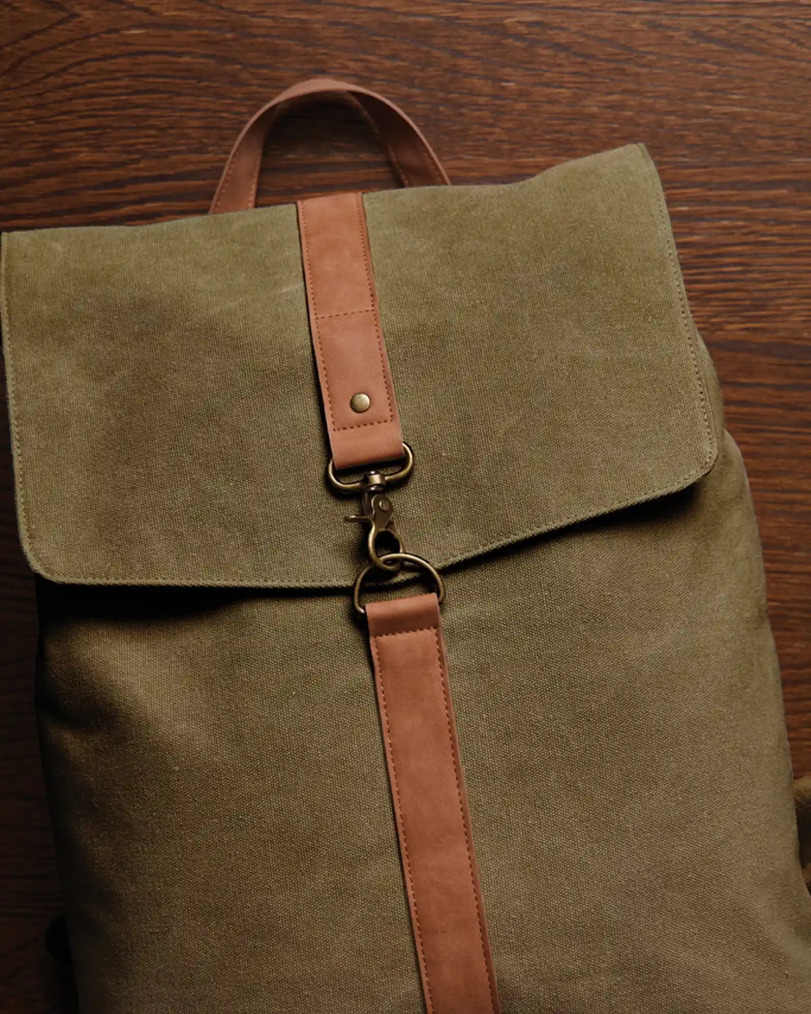 Rugzak van gerecycled canvas GRS Bosler om te personaliseren - 4