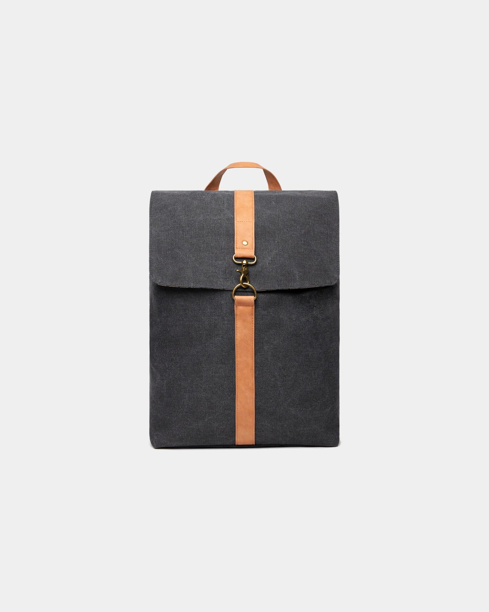 Rugzak van gerecycled canvas GRS Bosler om te personaliseren - Zwart