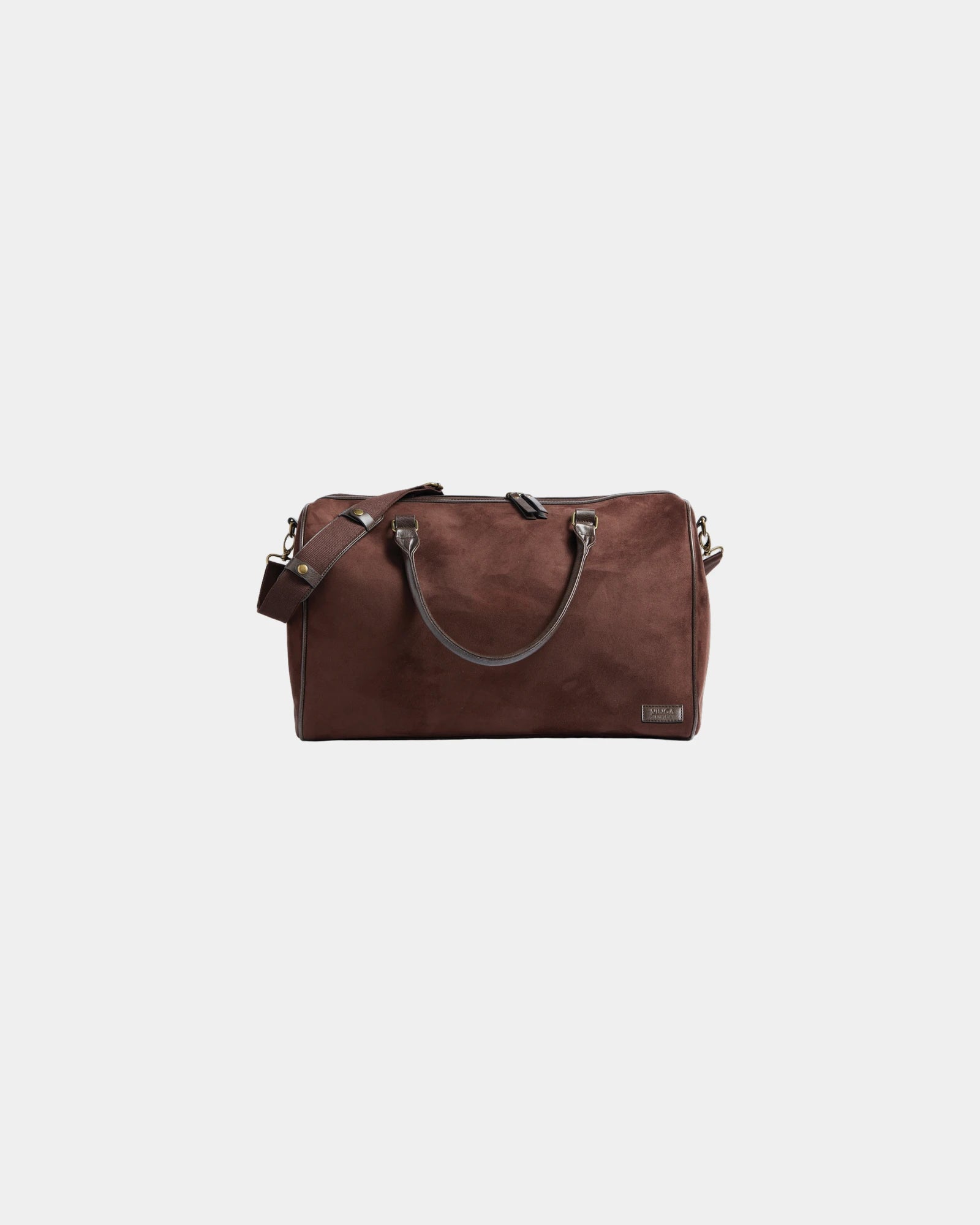 Weekendtas polyester Vinga Hunton 36L om te personaliseren - Bruin