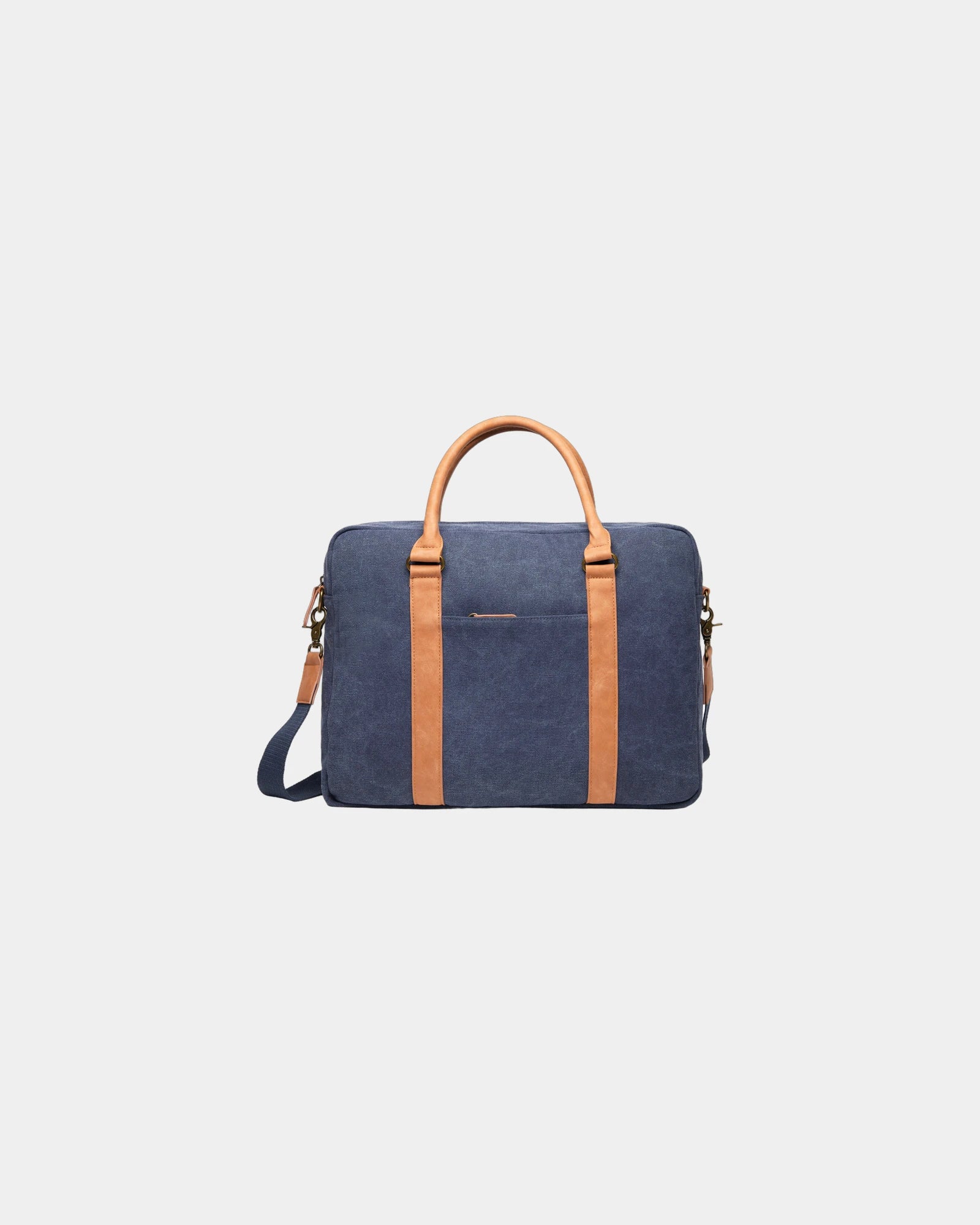 Laptoptas gerecycled RCS Bosler 17" om te personaliseren - Marineblauw