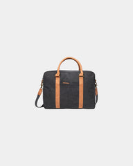 Laptoptas gerecycled RCS Bosler 17" om te personaliseren - Zwart