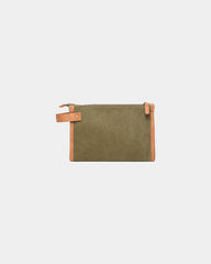Toilettas gerecycled canvas GRS Bosler om te personaliseren - Groen