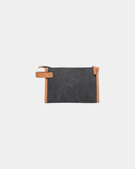 Toilettas gerecycled canvas GRS Bosler om te personaliseren - Zwart