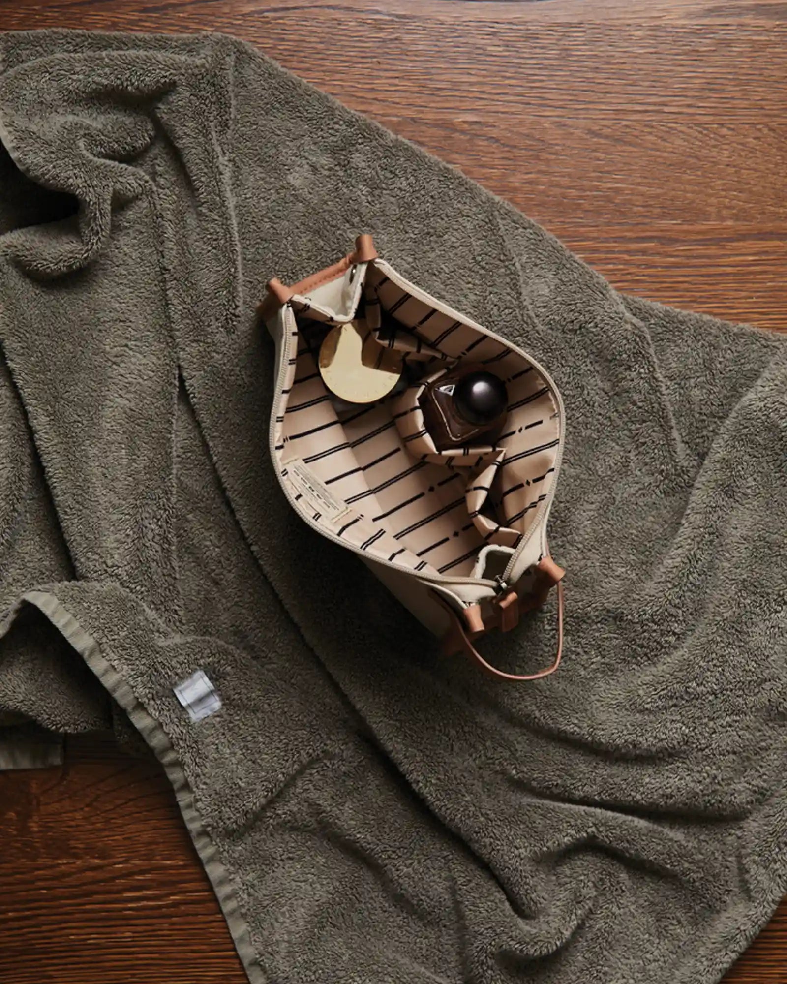 Toilettas gerecycled canvas GRS Bosler om te personaliseren - 7