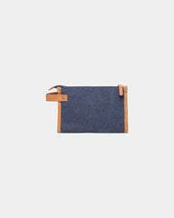 Toilettas gerecycled canvas GRS Bosler om te personaliseren - Marineblauw