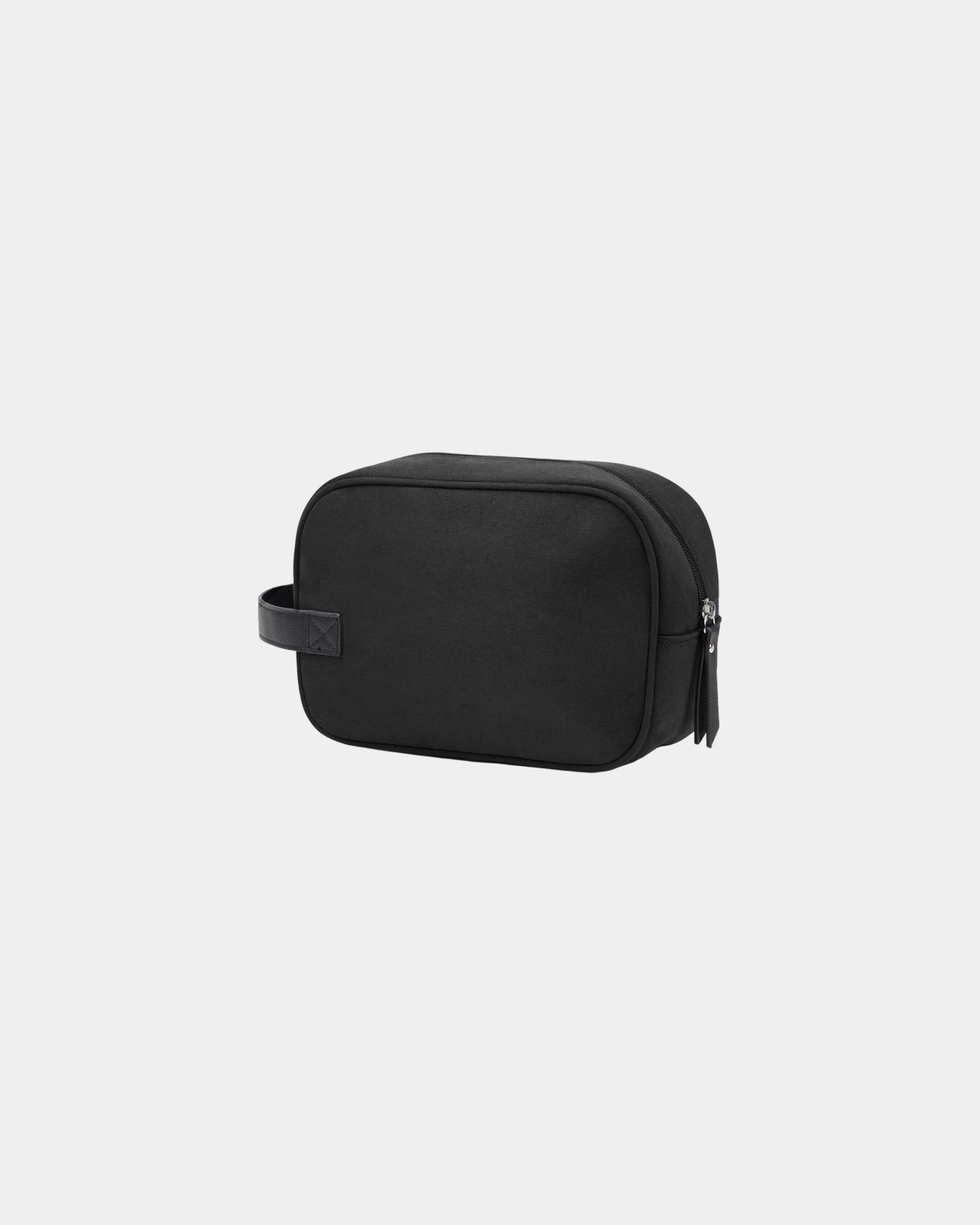 Toilettas gerecycled polyester Marlow om te personaliseren - Zwart