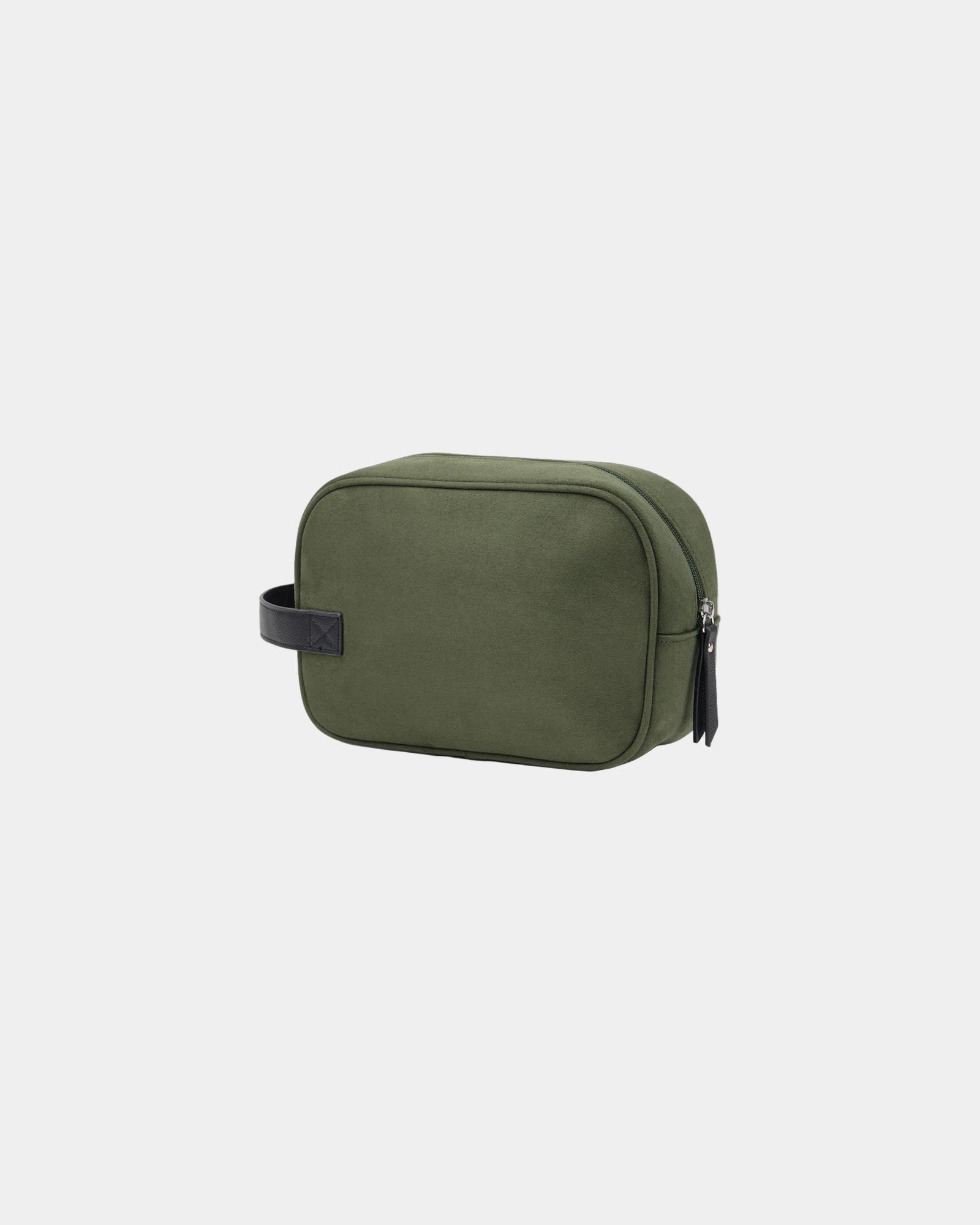 Toilettas gerecycled polyester Marlow om te personaliseren - Groen
