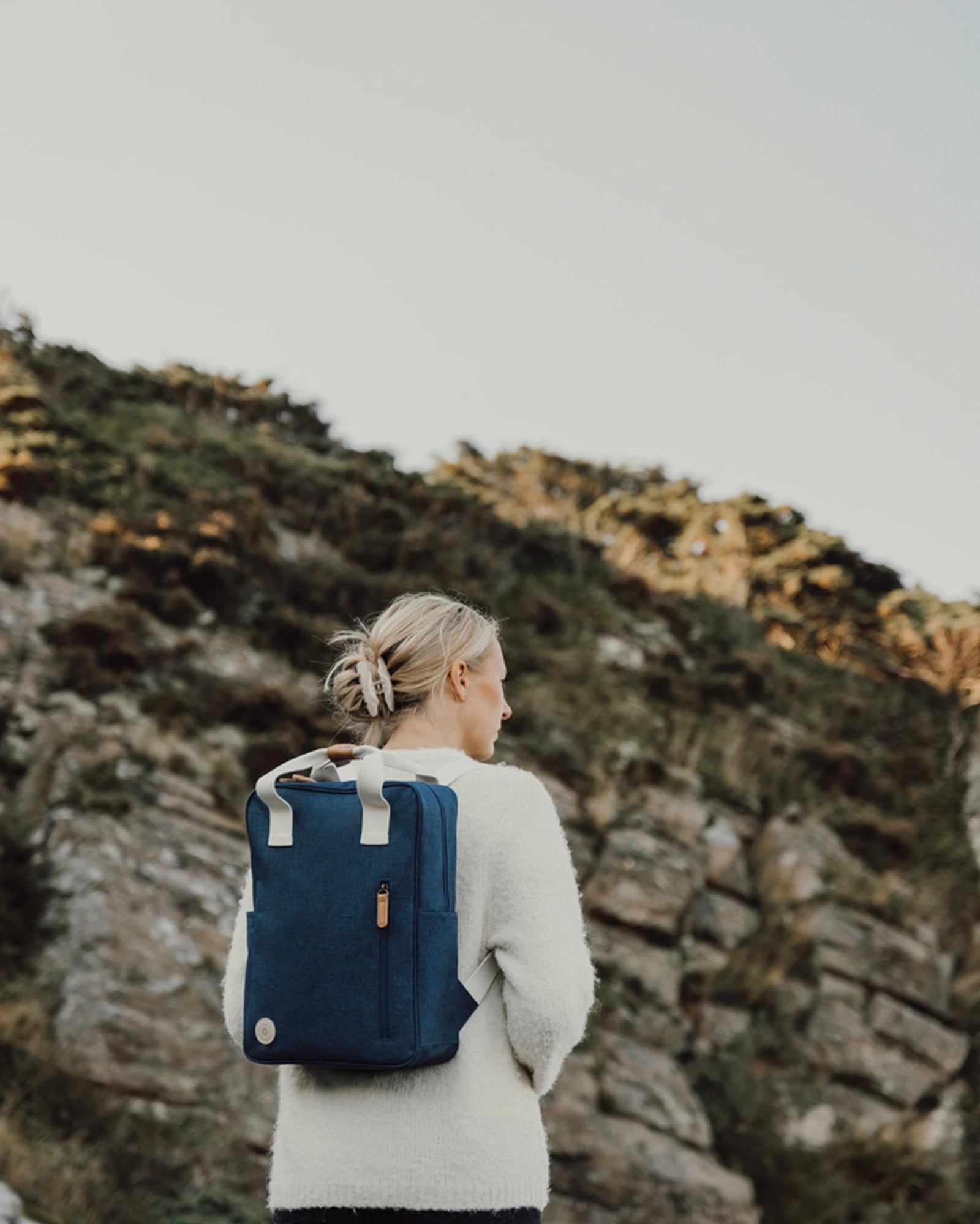 Rugzak van gerecycled polyester Sortino om te personaliseren - 22