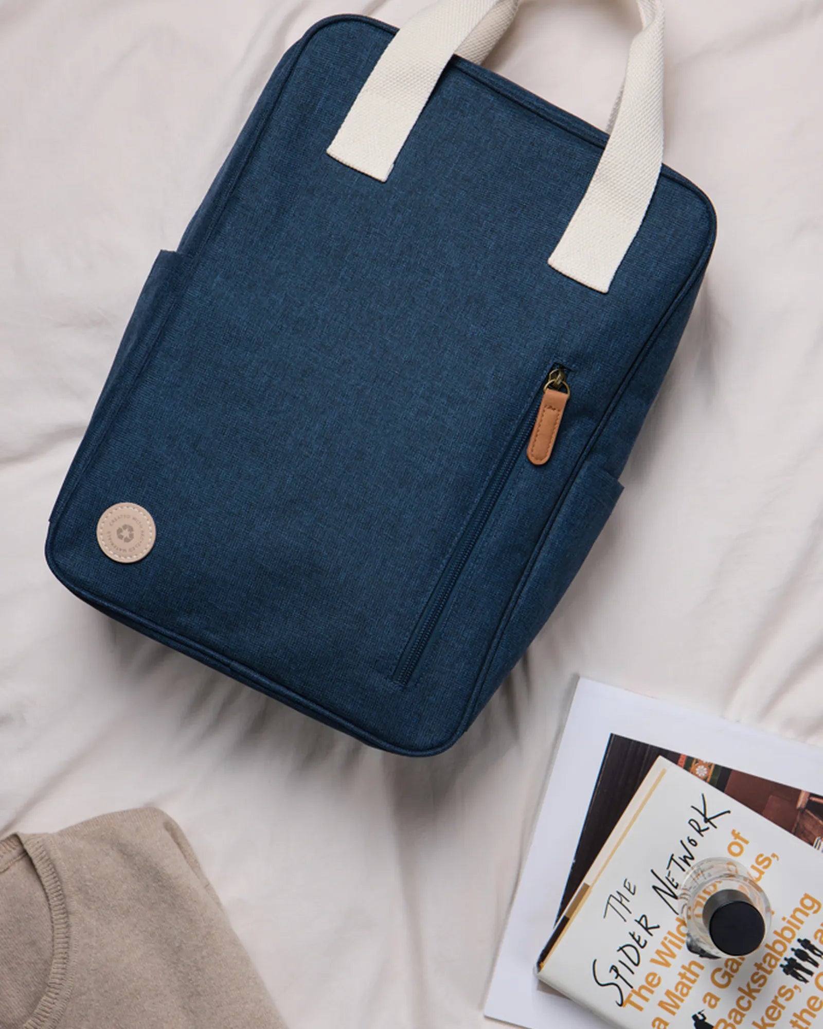 Rugzak van gerecycled polyester Sortino om te personaliseren - 24