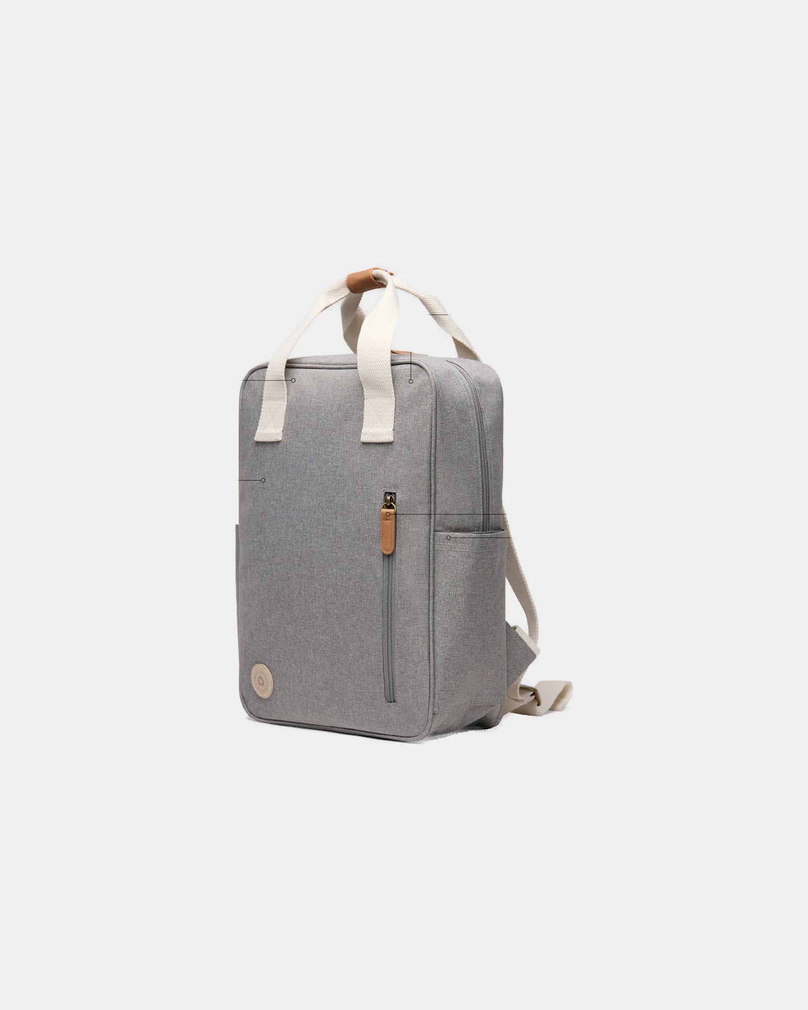 Rugzak van gerecycled polyester Sortino om te personaliseren - 13