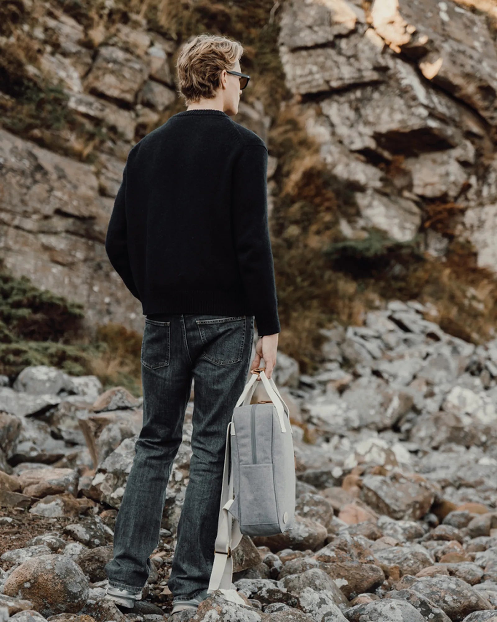 Rugzak van gerecycled polyester Sortino om te personaliseren - 14