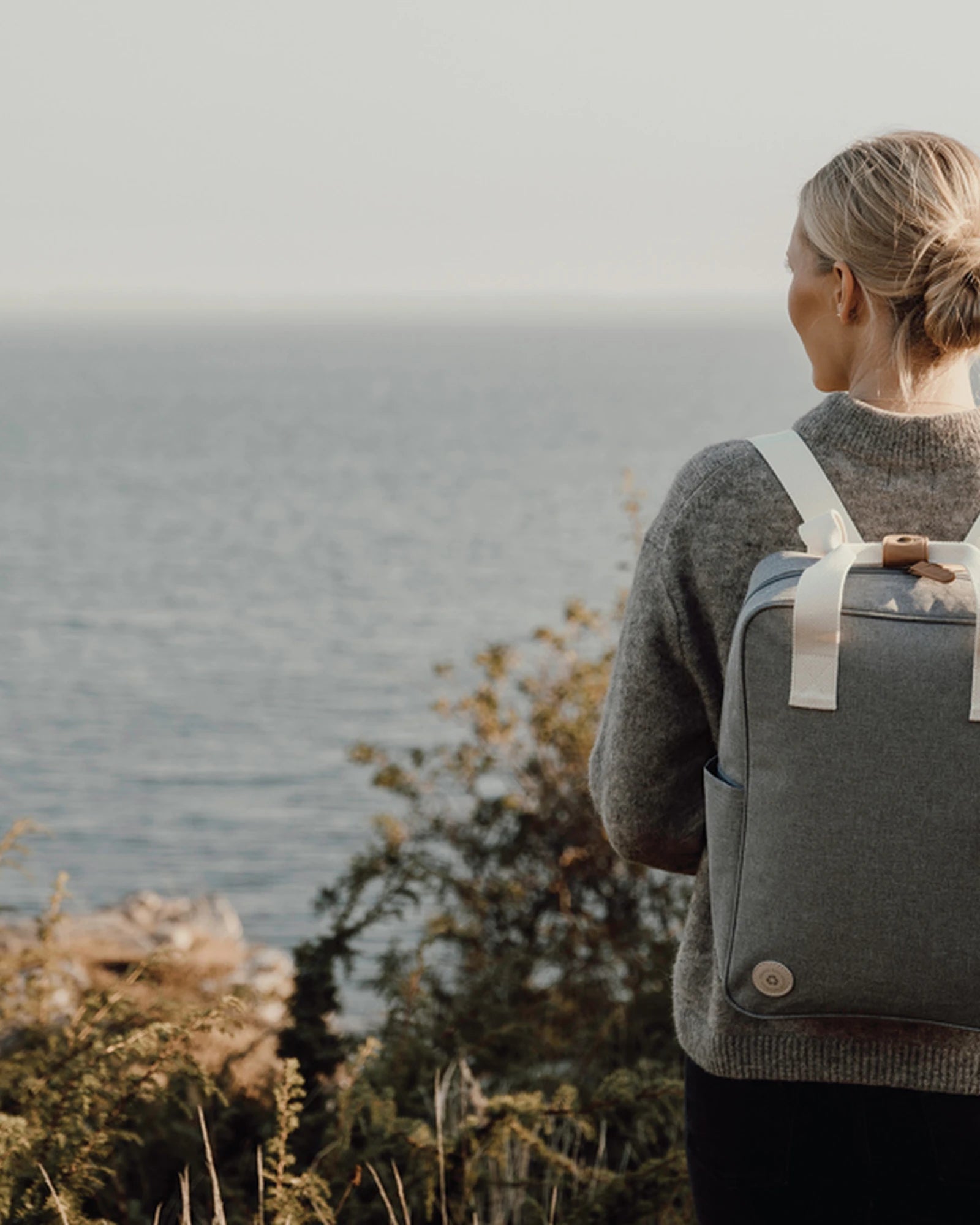 Rugzak van gerecycled polyester Sortino om te personaliseren - 15