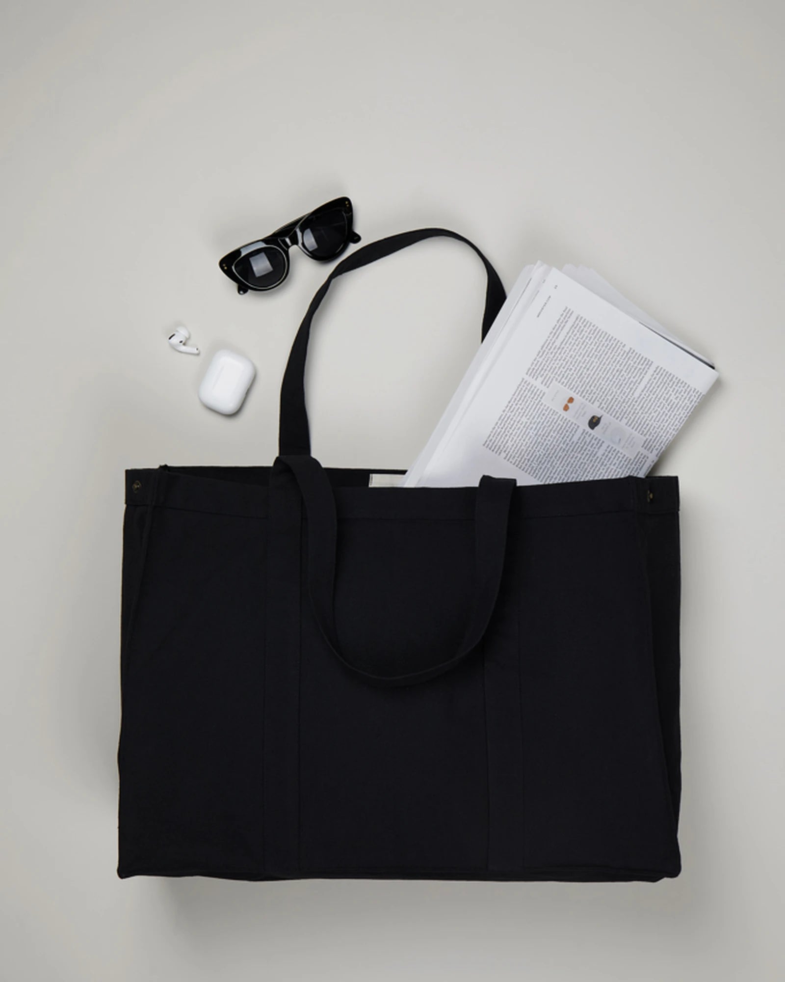 Shopper van gerecycled canvas Hilo 32L om te personaliseren - 2