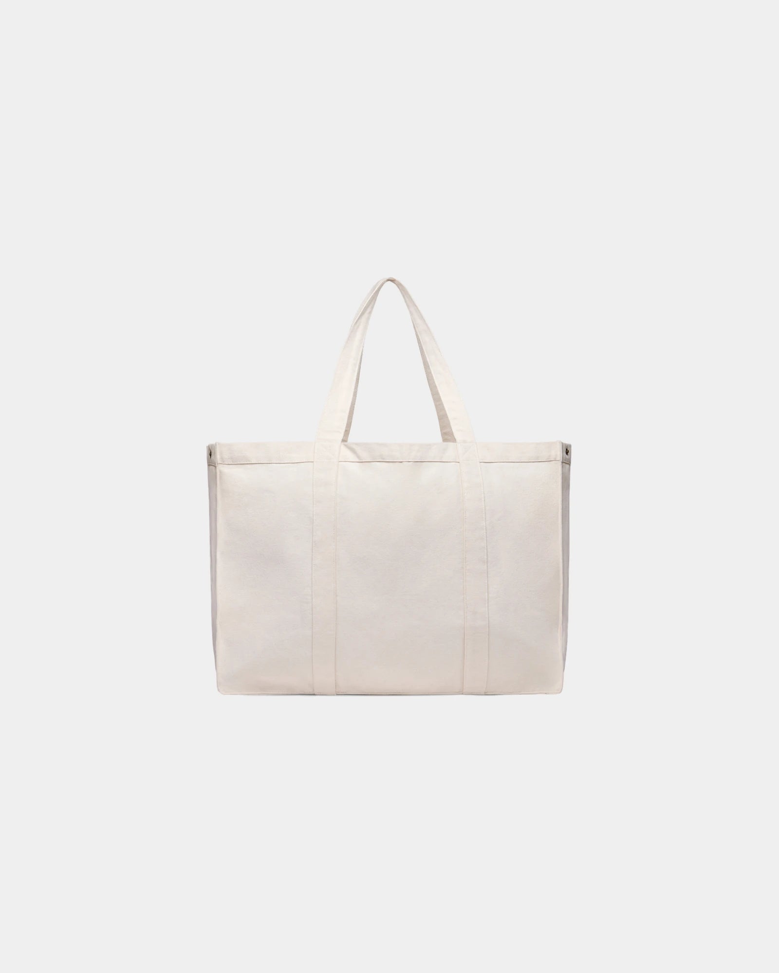 Shopper van gerecycled canvas Hilo 32L om te personaliseren - Gebroken wit