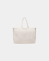Shopper van gerecycled canvas Hilo 32L om te personaliseren - Gebroken wit