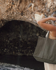 Shopper van gerecycled canvas Hilo 32L om te personaliseren - 10