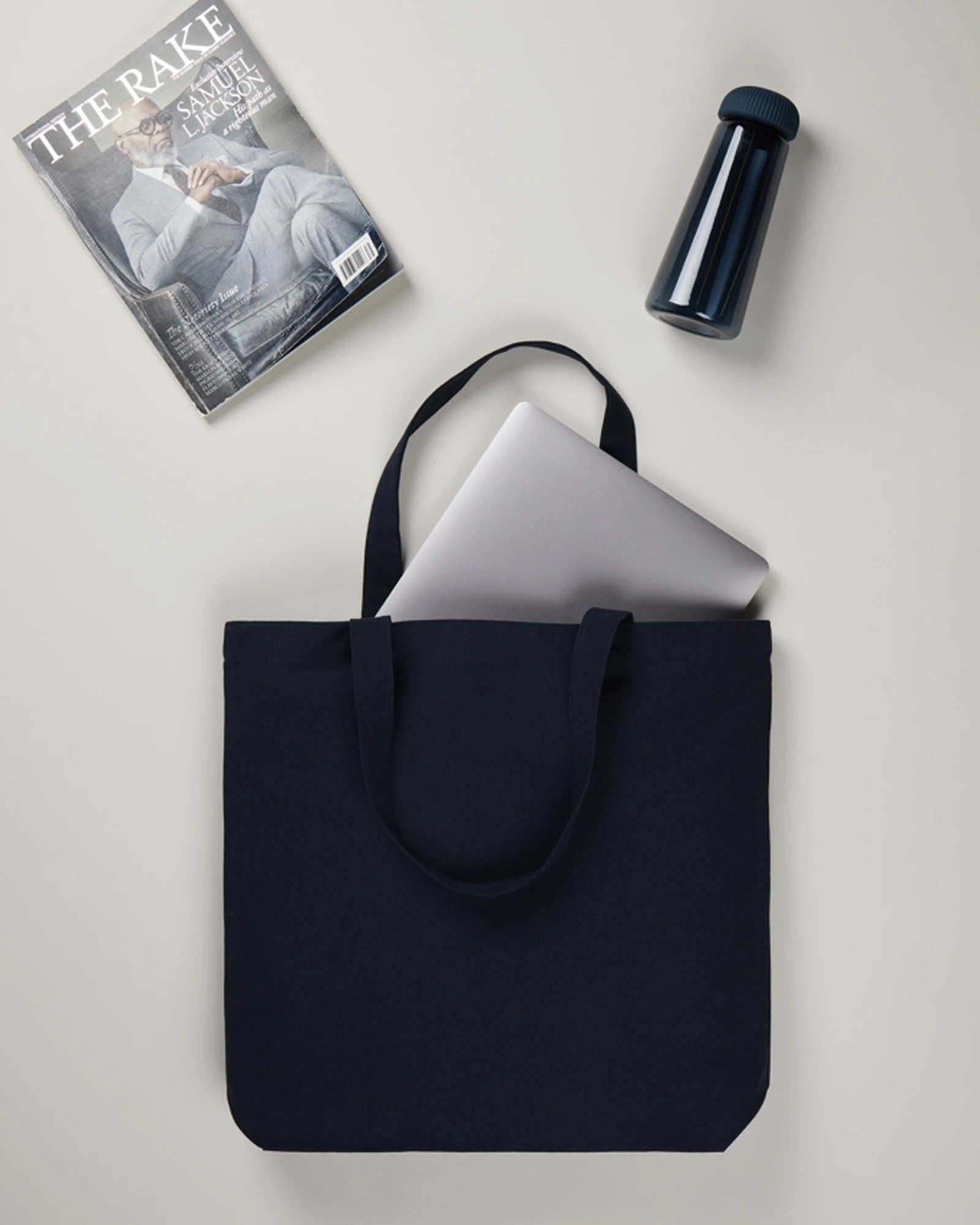 Shopper van gerecycled canvas Hilo 21L om te personaliseren - 5