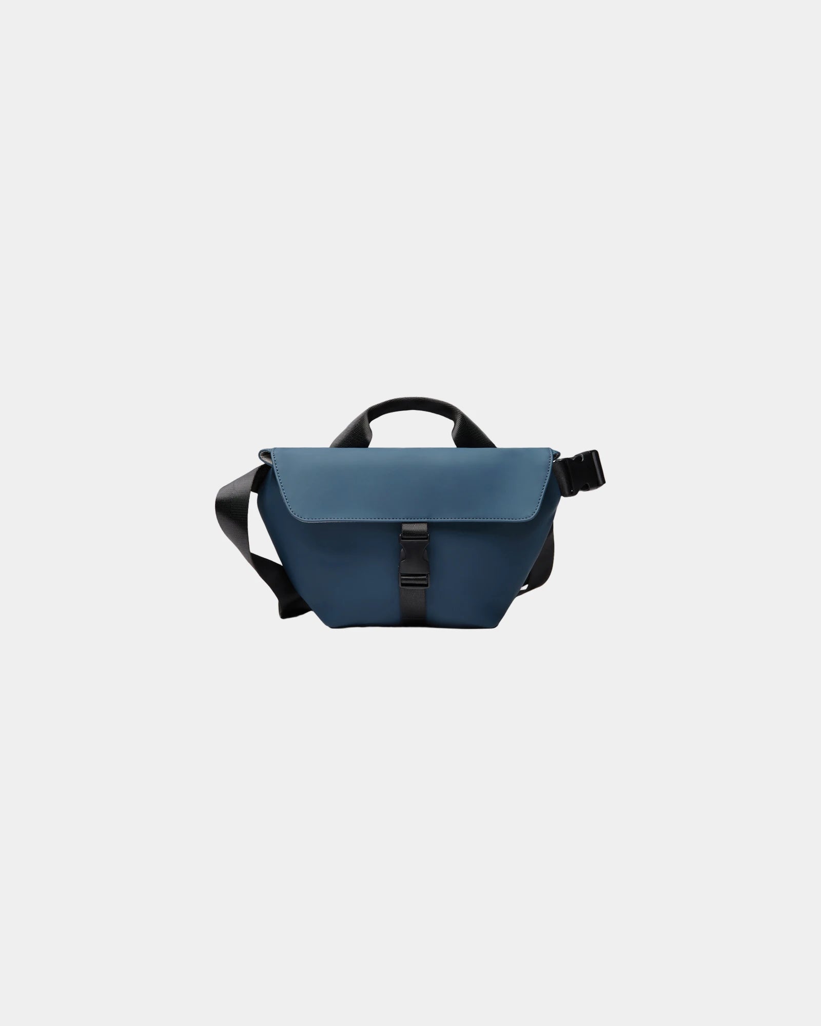 Schoudertas gerecycled RCS Baltimore om te personaliseren - Marineblauw