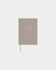 Notitieboek gerecycled papier GRS Vinga om te personaliseren - Beige