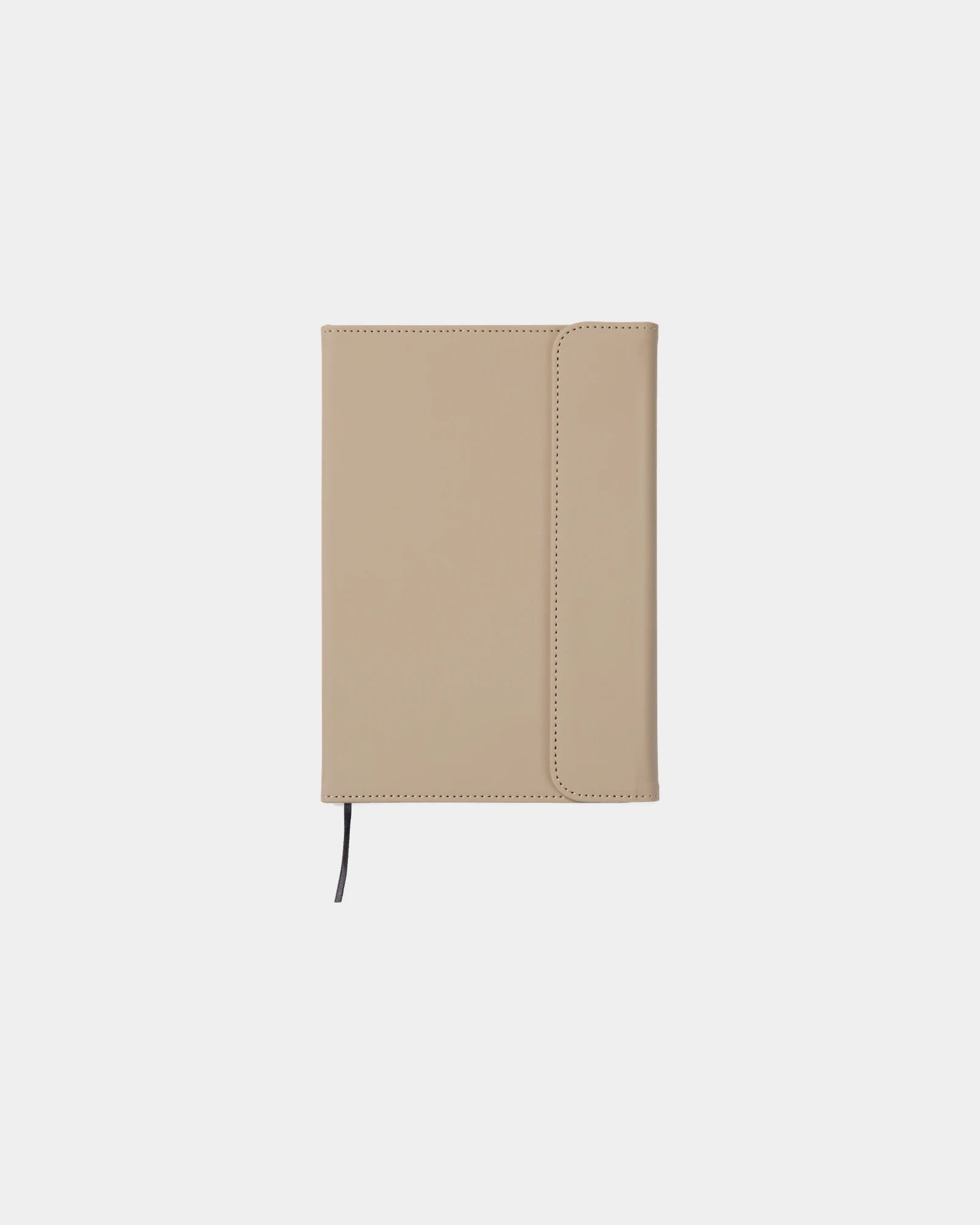 Notitieboek gerecycled PU GRS Baltimore om te personaliseren - Greige