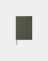 Notitieboek gerecycled PU GRS Baltimore om te personaliseren - Groen