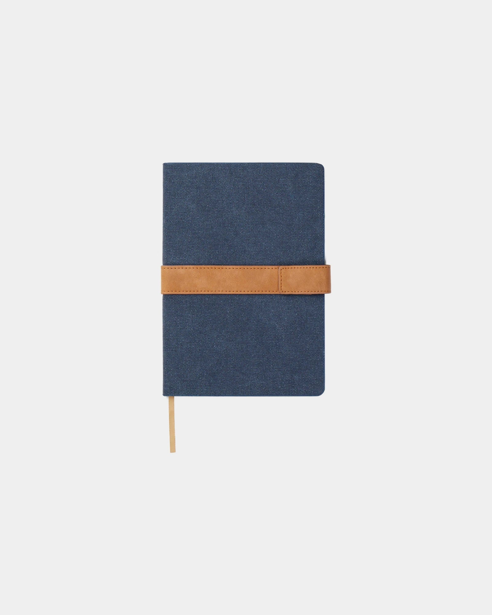 Notitieboek gerecycled RCS Vinga om te personaliseren - Marineblauw