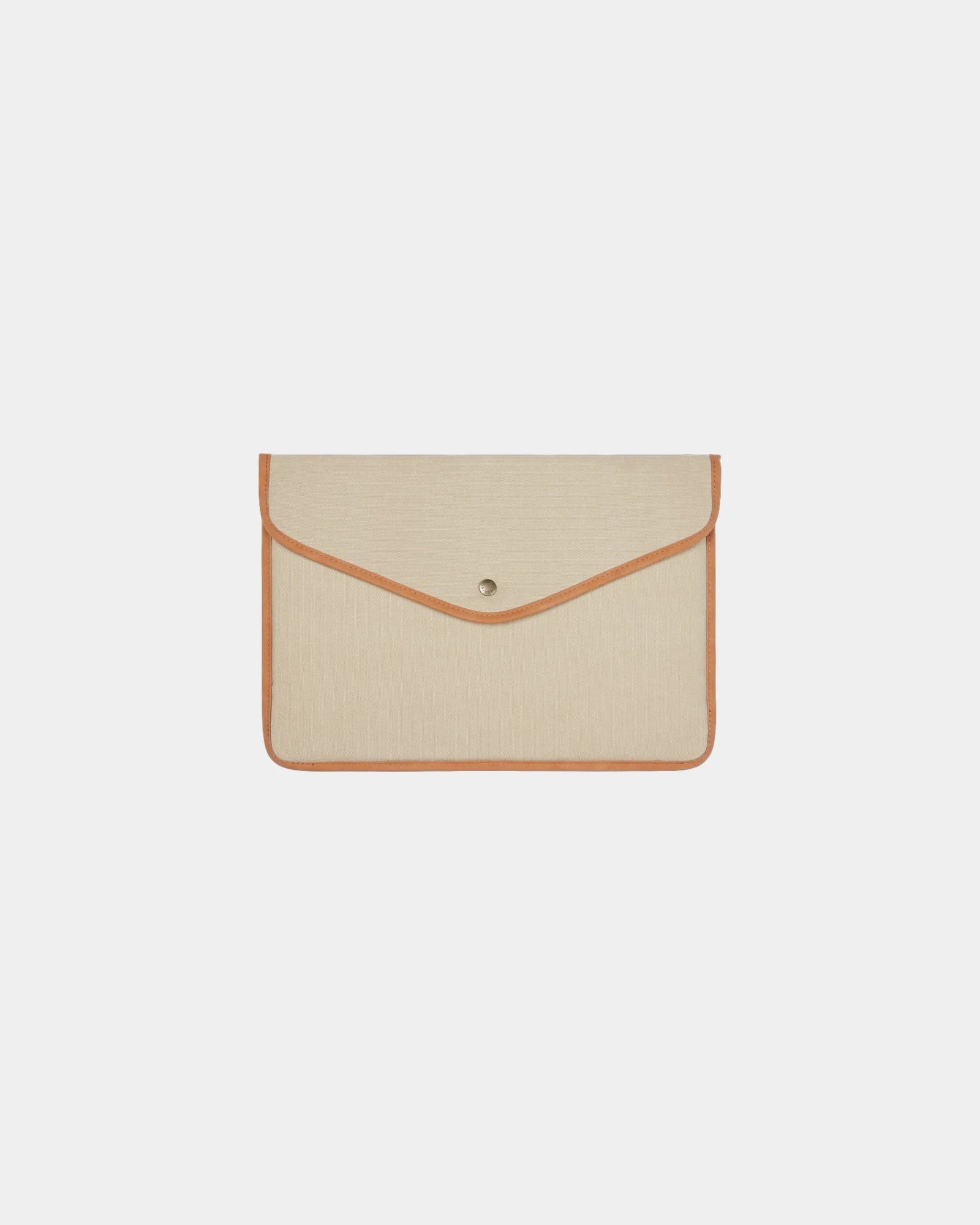 Laptophoes gerecycled canvas Bosler 14" om te personaliseren - Beige