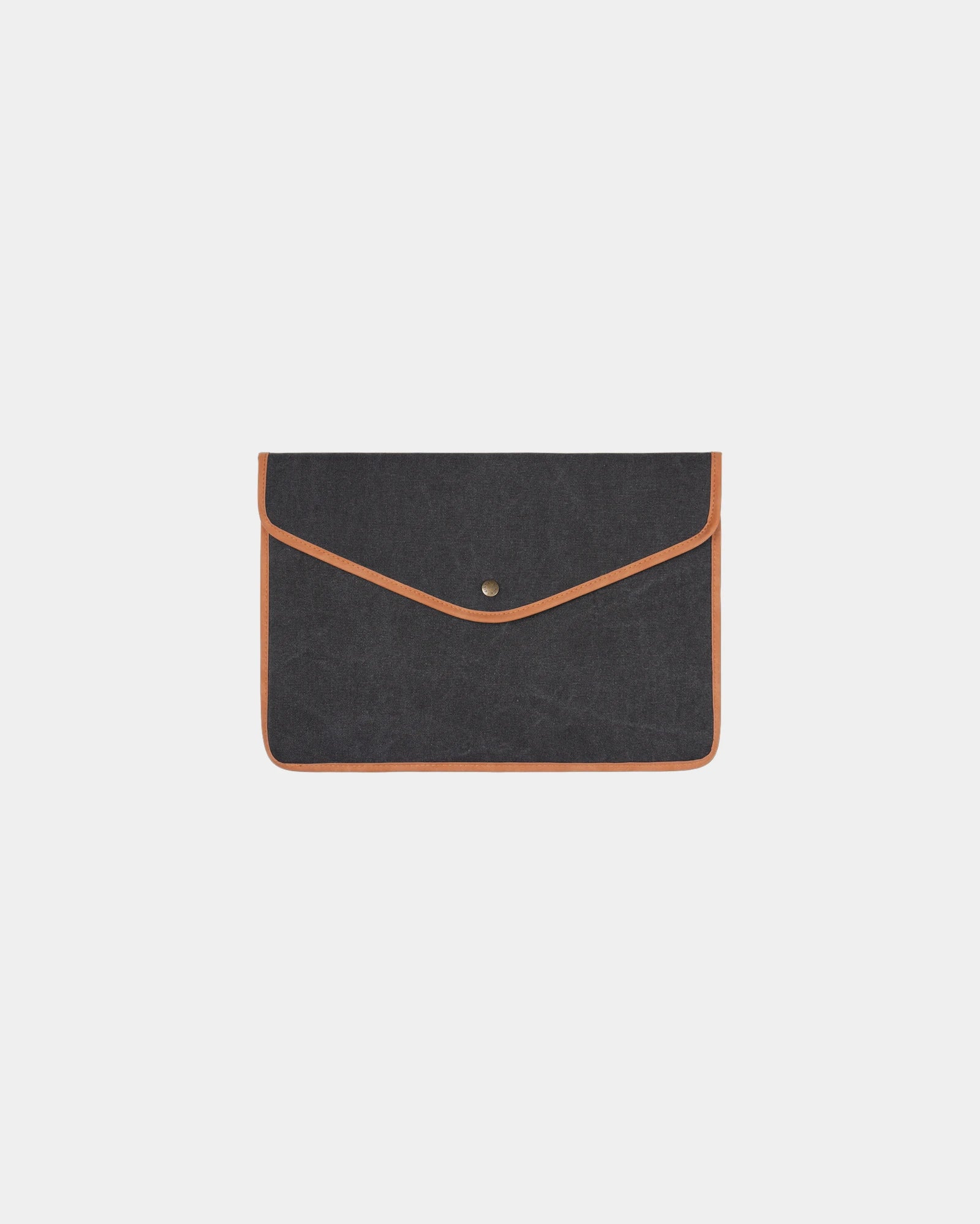 Laptophoes gerecycled canvas Bosler 14" om te personaliseren - Zwart