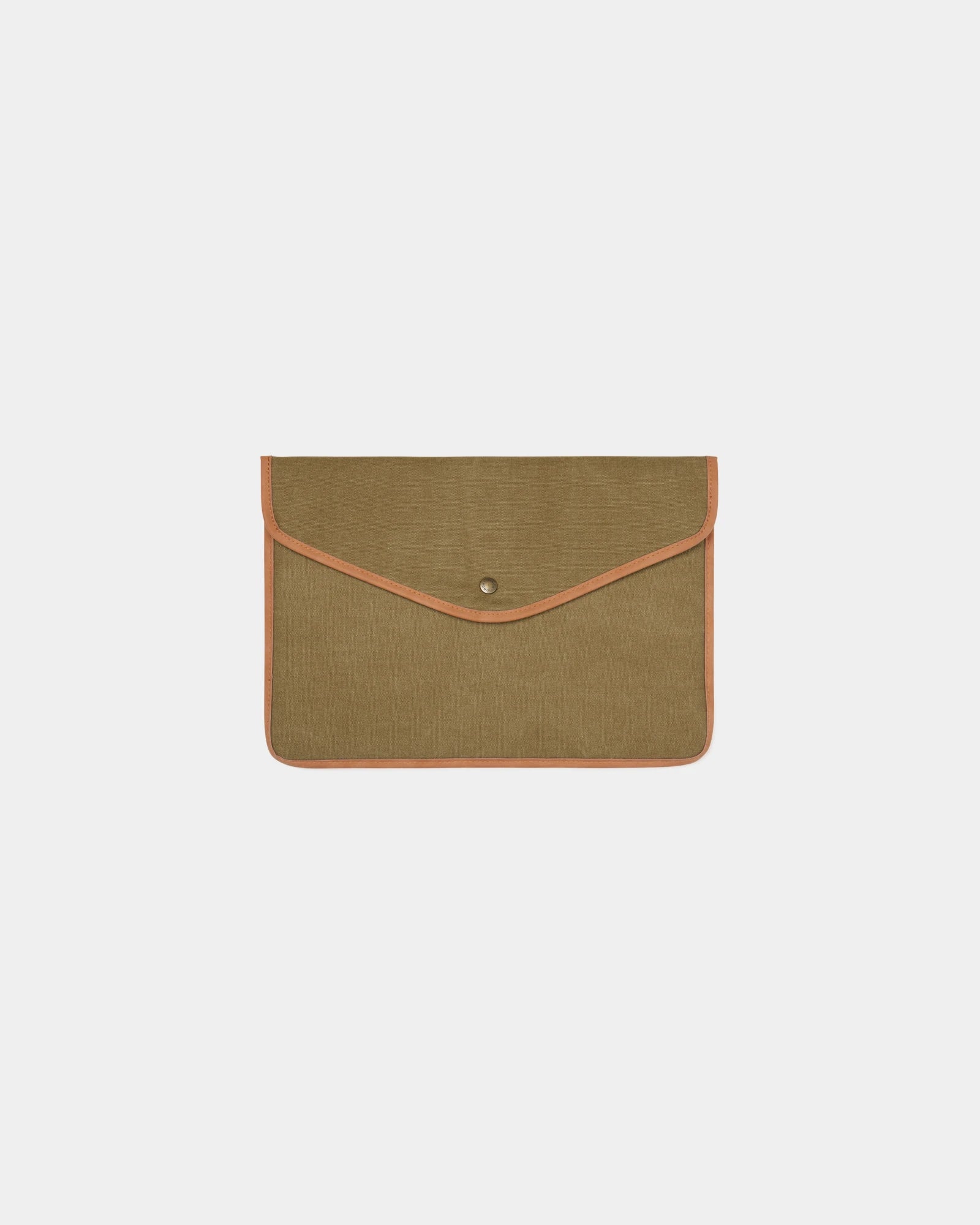 Laptophoes gerecycled canvas GRS Bosler om te personaliseren - Groen