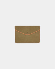 Laptophoes gerecycled canvas GRS Bosler om te personaliseren - Groen