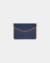 Laptophoes gerecycled canvas GRS Bosler om te personaliseren - Marineblauw