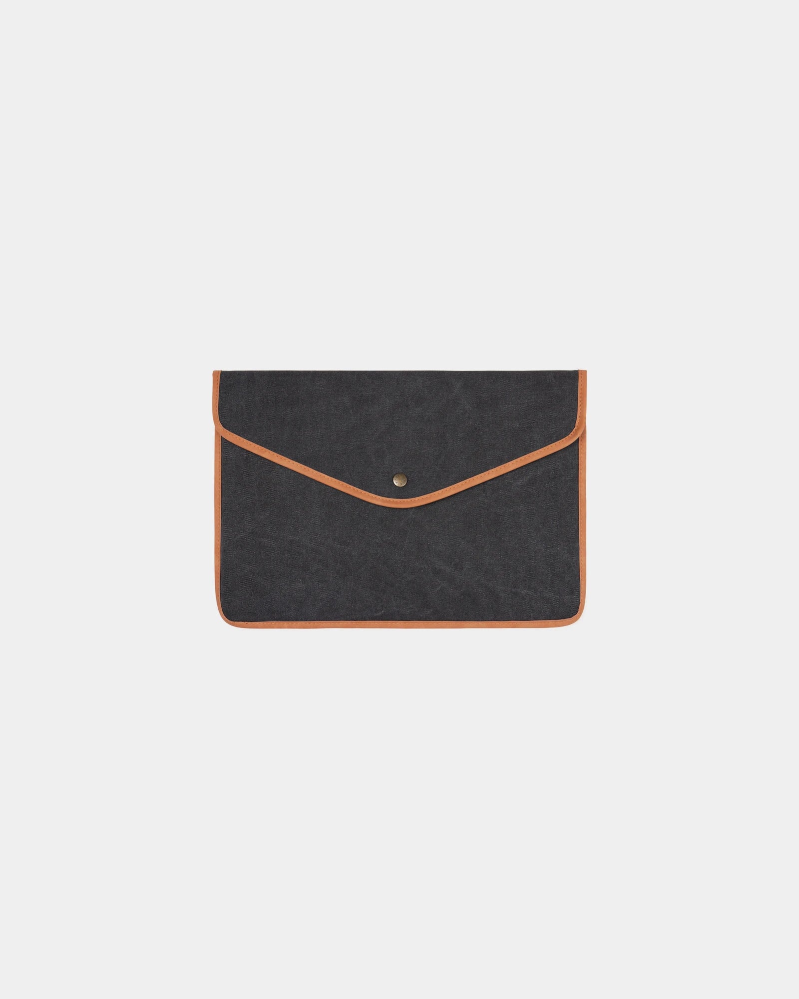 Laptophoes gerecycled canvas GRS Bosler om te personaliseren - Zwart