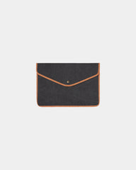 Laptophoes gerecycled canvas GRS Bosler om te personaliseren - Zwart