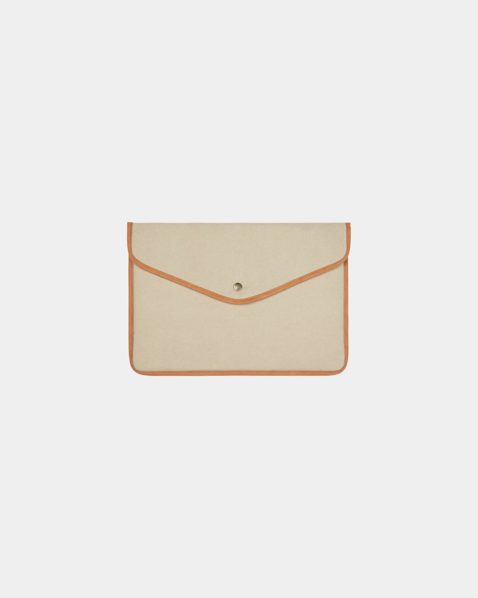 Laptophoes gerecycled canvas GRS Bosler om te personaliseren - Beige