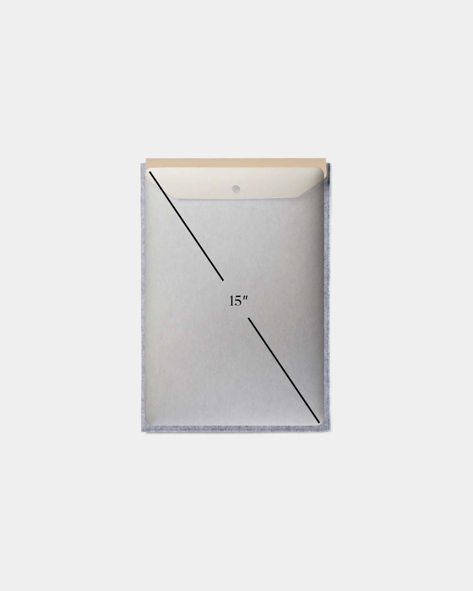 Laptophoes gerecycled vilt GRS Albon om te personaliseren - 9